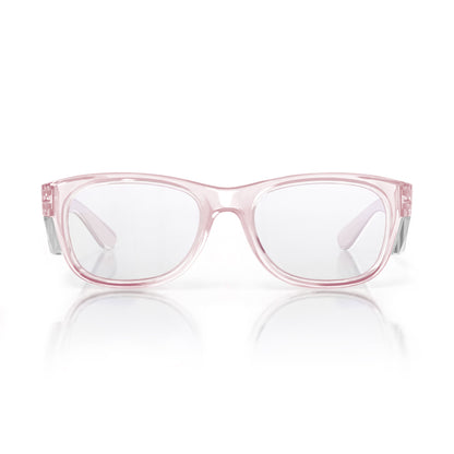 SafeStyle Classics prescription safety glasses in Pink — front view