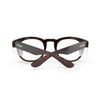 SafeStyle Cruisers prescription safety glasses in Brown Tort — back view