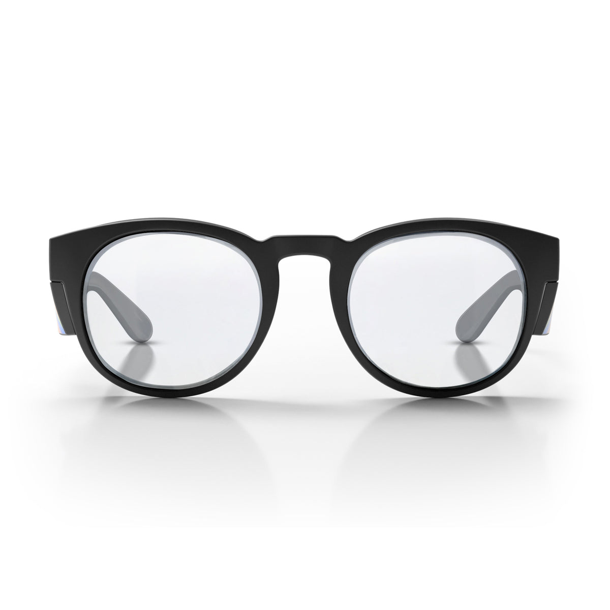 SafeStyle Cruisers prescription safety glasses in Matte Black Art Series V3 — front view