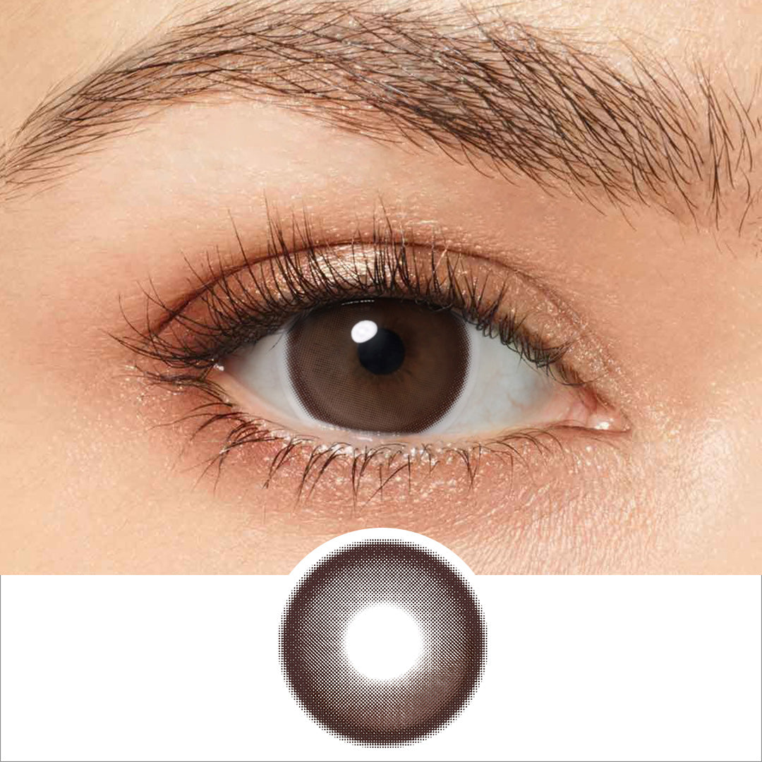 Magister Lumina 14.5 mm Honey Coco coloured contact lenses – view 1