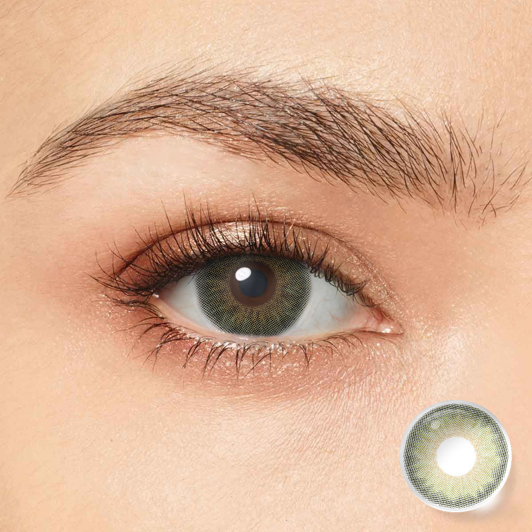 FreshGo Symphony 3Con Green coloured contact lenses – view 2