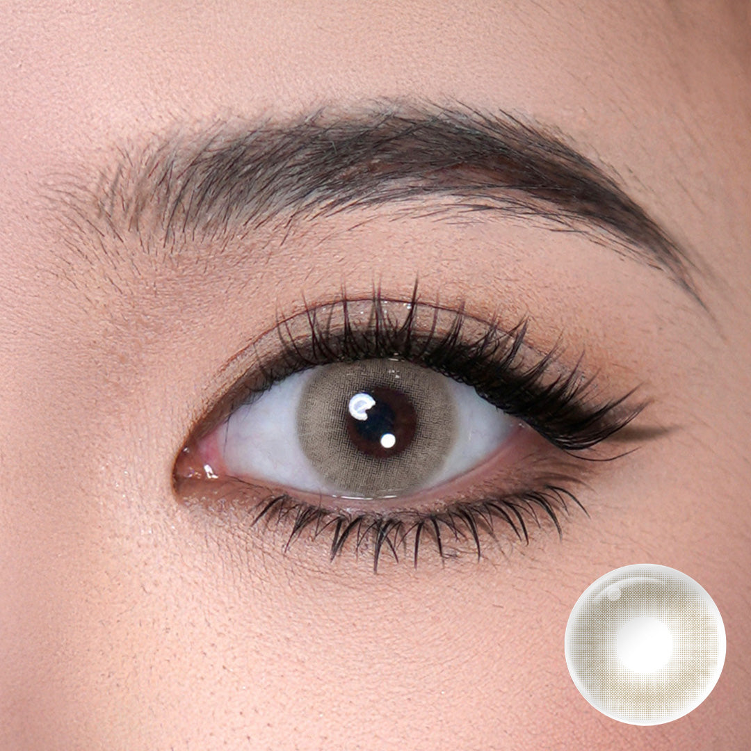 FreshGo Euroring Brown coloured contact lenses – view 2