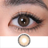 FreshGo Iris Cocoa Brown coloured contact lenses – view 1