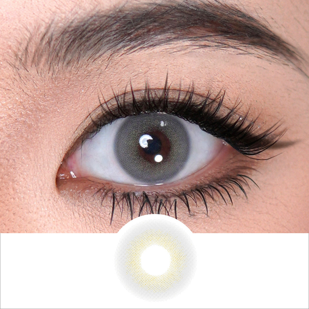 FreshGo Euroring Mineral Gray coloured contact lenses – view 1