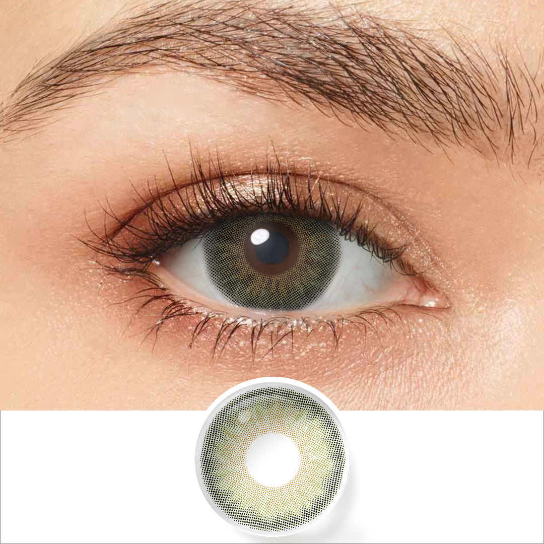 FreshGo Symphony 3Con Green coloured contact lenses – view 1