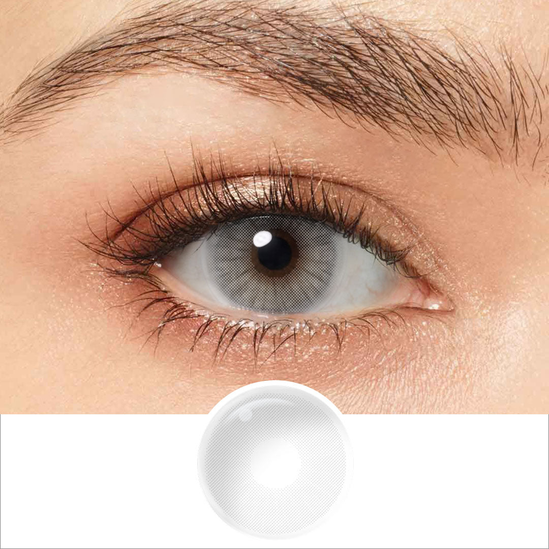 Magister Queen Icy Gray coloured contact lenses – view 1