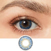 FreshGo 3-Tone Blue coloured contact lenses – view 1