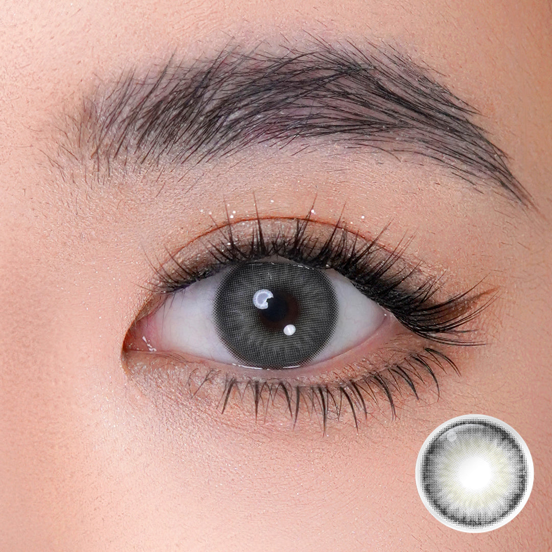 FreshGo Iris Sage Gray coloured contact lenses – view 2