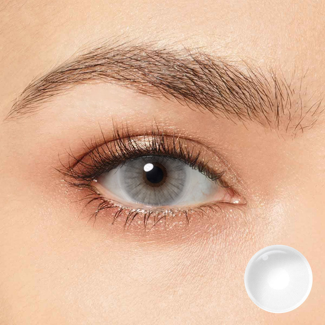 Magister Queen Icy Gray coloured contact lenses – view 2