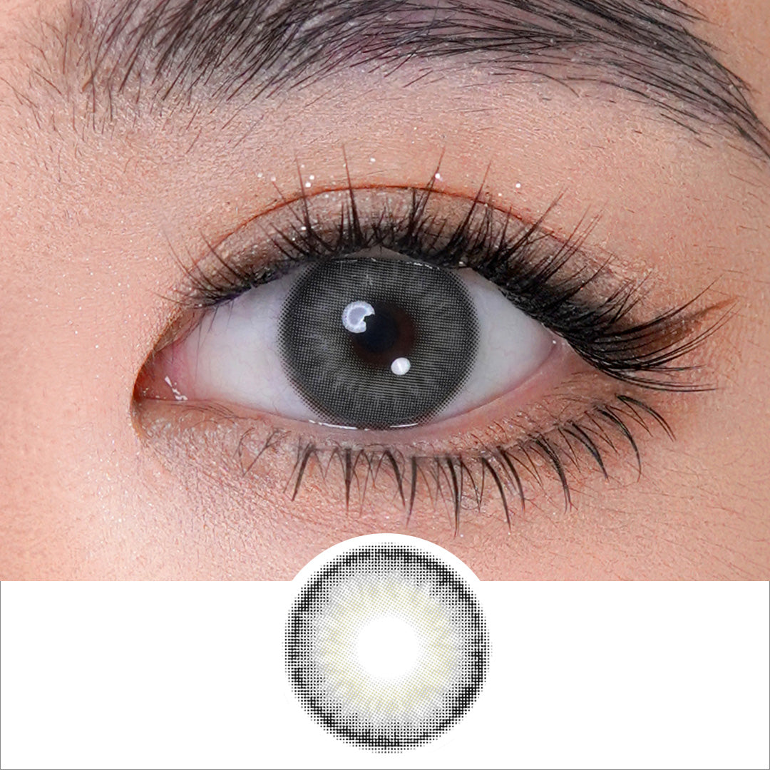 FreshGo Iris Sage Gray coloured contact lenses – view 1