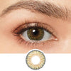 FreshGo 3-Tone Pure Hazel coloured contact lenses – view 1