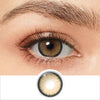 Magister Diamond N Candy Brown coloured contact lenses – view 1