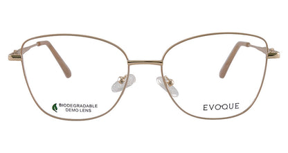 Evoque 8248 Cream / Gold optical frame, front view
