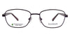Evoque 8250 Purple optical frame, front view