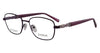 Evoque 8250 Purple optical frame, three-quarter view