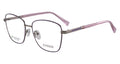 Evoque 8255 Lilac / Silver optical frame, three-quarter view