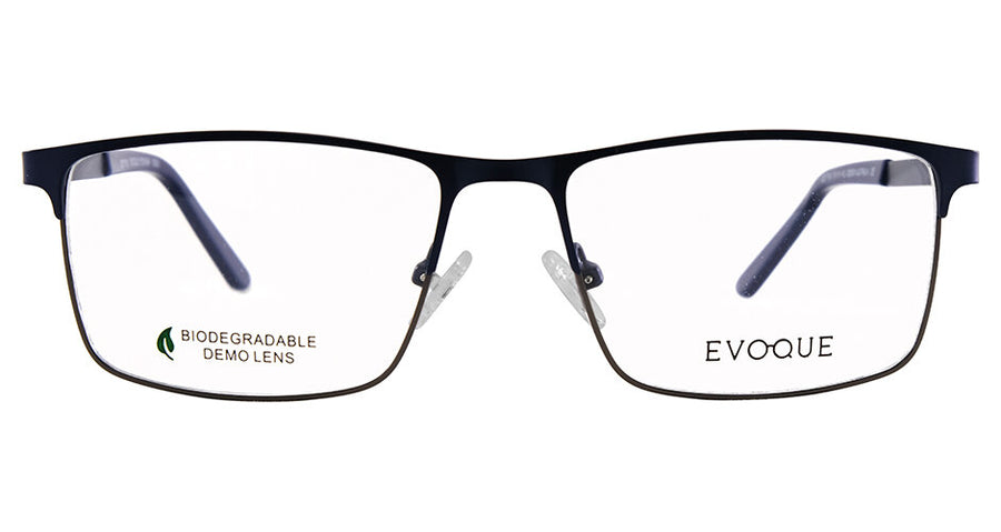 Evoque 8257 Satin Navy optical frame, front view
