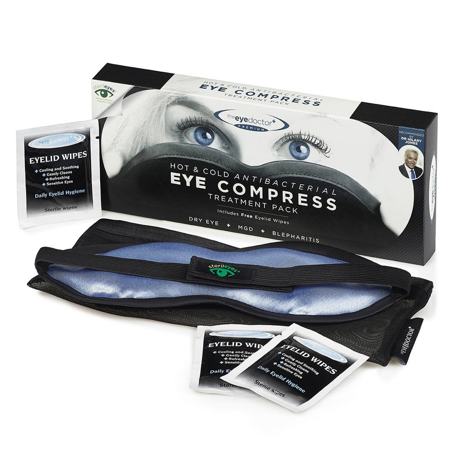 The Eye Doctor Premium Antibacterial Eye Compress Treatment Pack eyewear - front view
