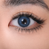 FreshGo Iris Coloured Contact Lenses – Miami Blue on eye