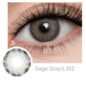 FreshGo Iris Sage Gray coloured contact lenses