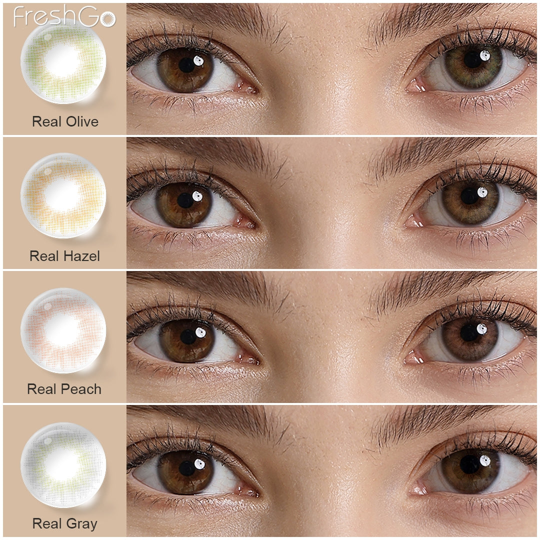 FreshGo Spanish coloured contact lens eye effect