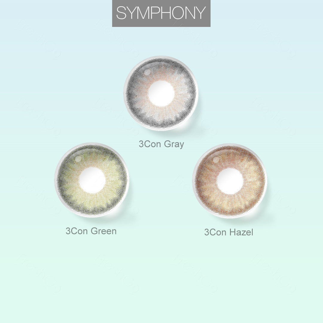 FreshGo Symphony contact lens colours