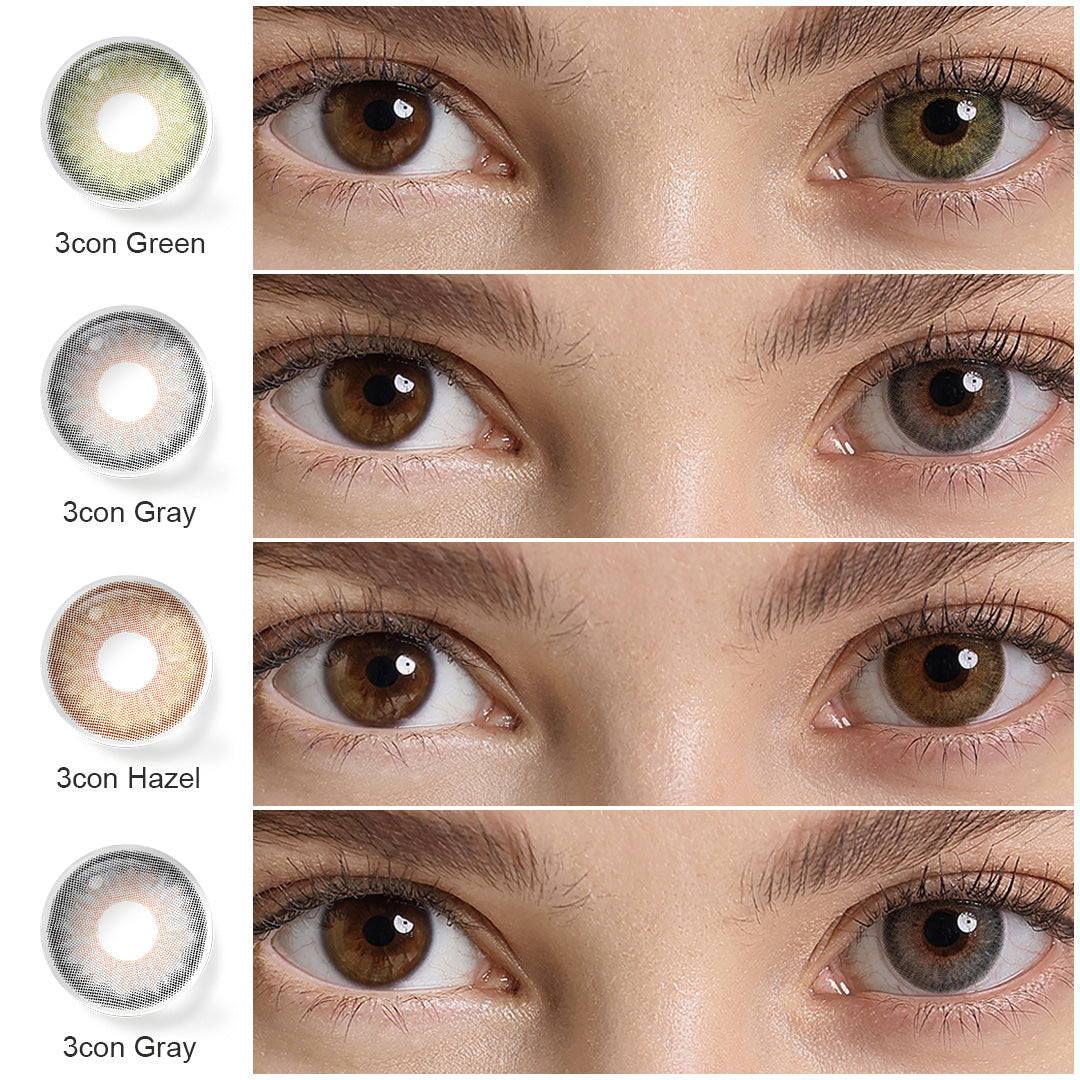 FreshGo Symphony coloured contact lens eye effect