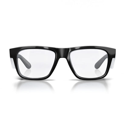 SafeStyle Fusions prescription safety glasses in Black — front view