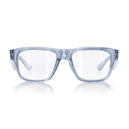 SafeStyle Fusions prescription safety glasses in Blue — front view