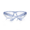 SafeStyle Fusions prescription safety glasses in Blue — back view