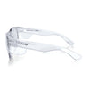 SafeStyle Fusions prescription safety glasses in Clear — side view
