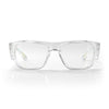 SafeStyle Fusions prescription safety glasses in Clear Art Series V3 — front view