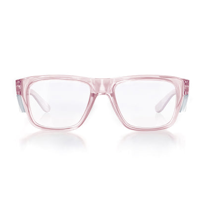 SafeStyle Fusions prescription safety glasses in Pink — front view