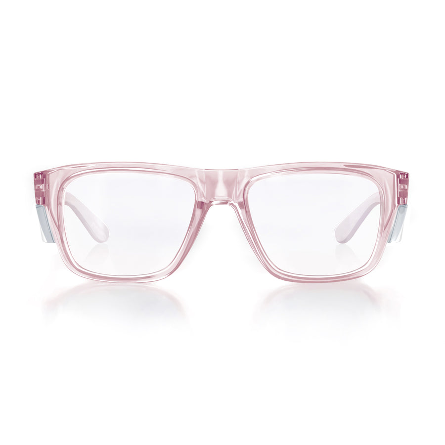 SafeStyle Fusions prescription safety glasses in Pink — front view