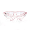 SafeStyle Fusions prescription safety glasses in Pink — back view