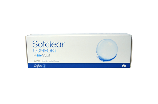 Sofclear Comfort with BioMoist contact lenses - 30 Pack