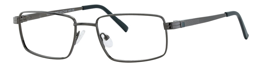 Gemini Essentials 168 optical frame in Shiny Dark Gunmetal
