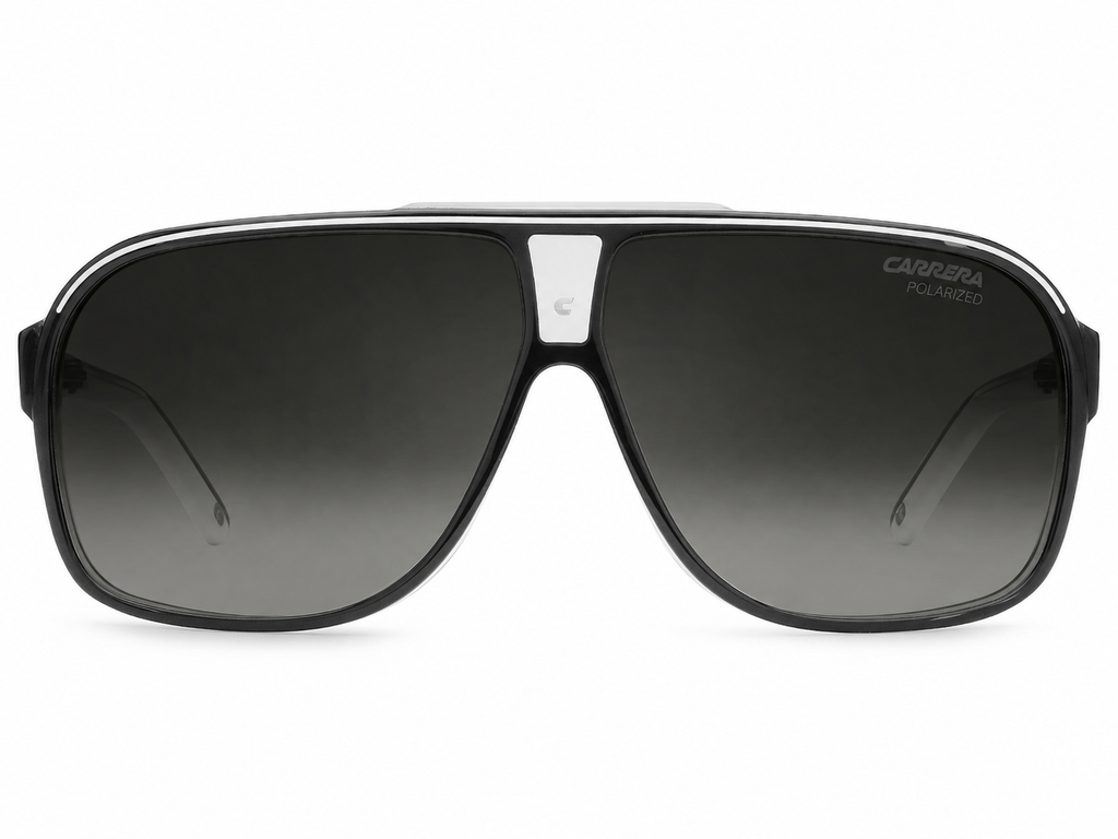 Carrera Grand Prix 2 gradient polarised sunglasses in White - front view - Colour: White