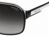 Carrera Grand Prix 2 gradient polarised sunglasses in White - lens close-up - Colour: White