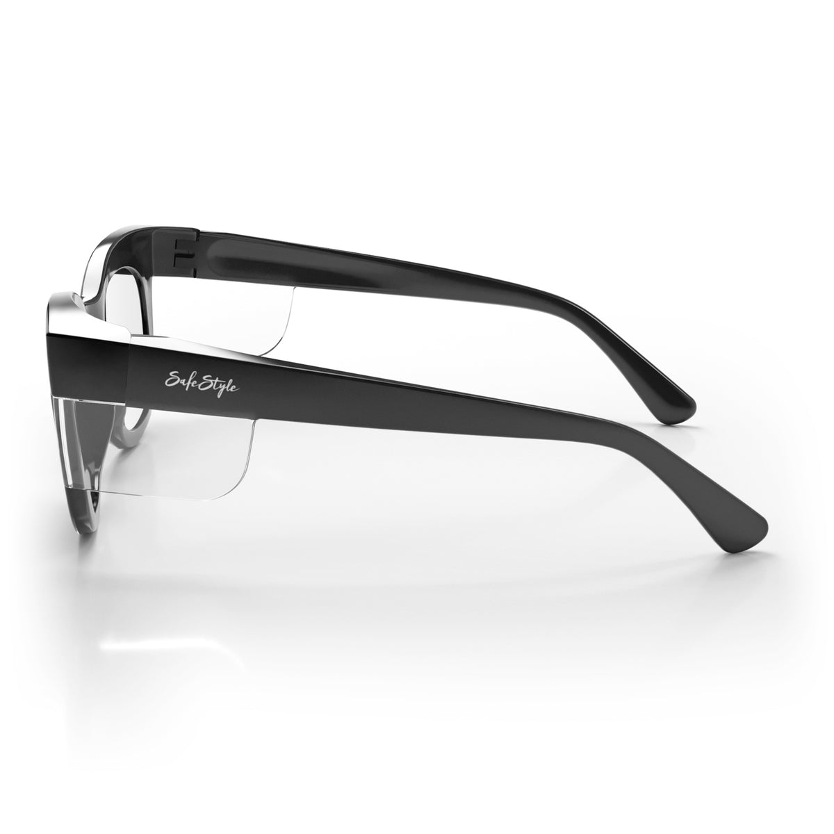 SafeStyle Harps prescription safety glasses in Black — side view
