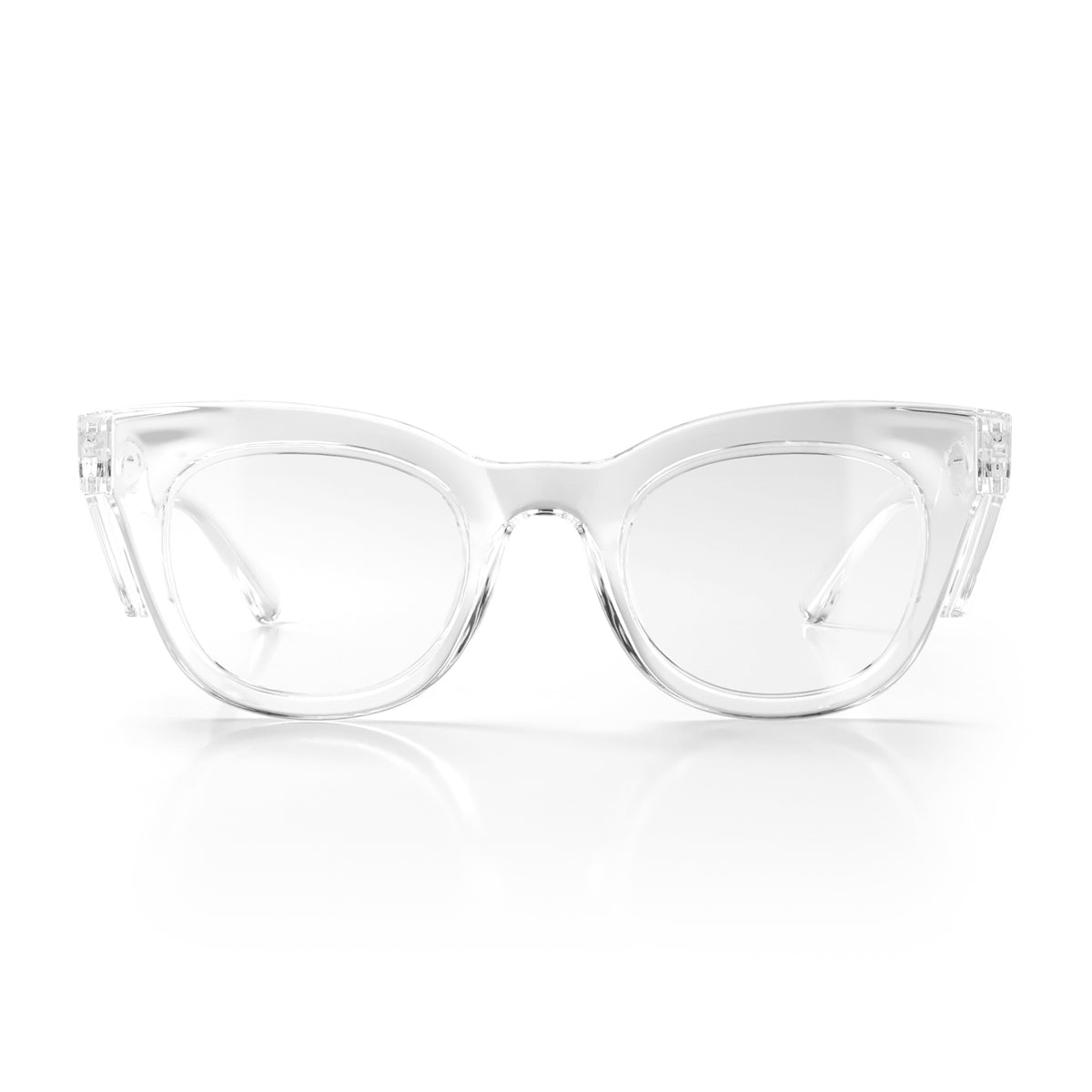 SafeStyle Harps prescription safety glasses in Clear — front view