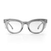 SafeStyle Harps prescription safety glasses in Graphite — front view