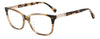 Kate Spade AMABELLA/G Beige Horn angled view showing temples