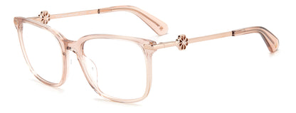 Kate Spade ILANA Blush Pink angled view showing temples