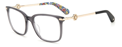 Kate Spade ILANA Grey Gold angled view showing temples
