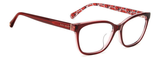 Kate Spade KATTALIN/F Red angled view showing temples