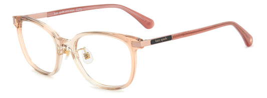 Kate Spade KS MYRNA 2/FJ Peach angled view showing temples