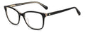Kate Spade KS REILLY 2 Black Pink angled view showing temples