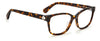 Kate Spade REILLY/G Havana angled view showing temples