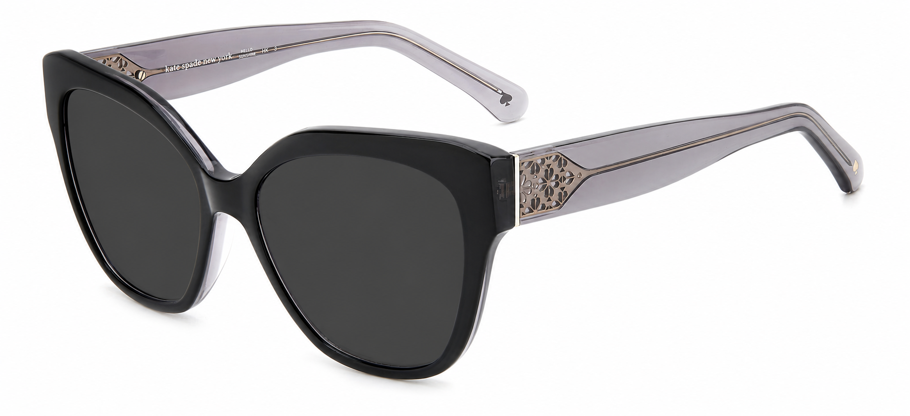 Colour: Black - Custom Polarised - Grey solid tint